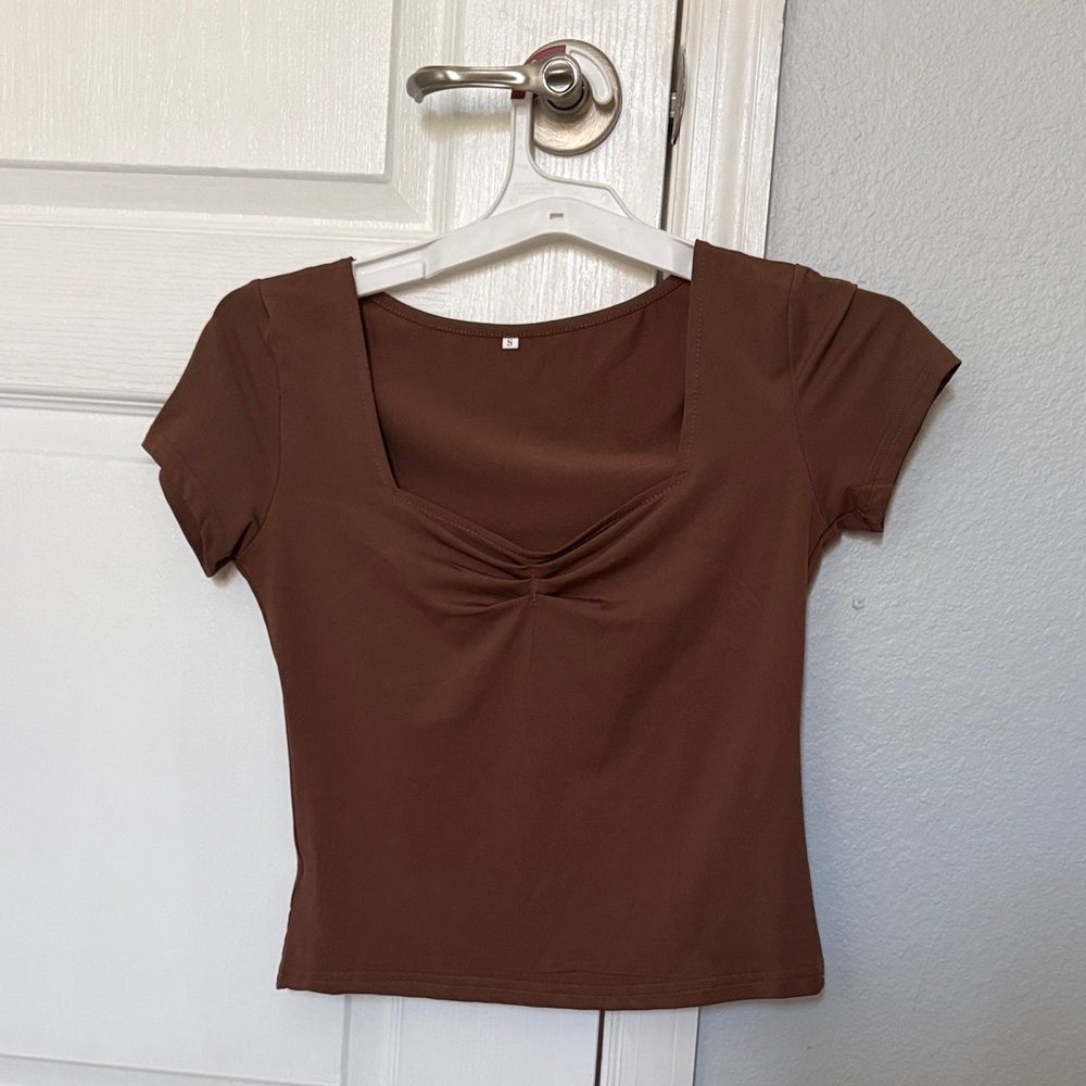 Brown Women's Top